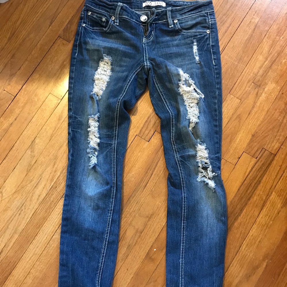 Size 5 ZCO Jeans- distressed look